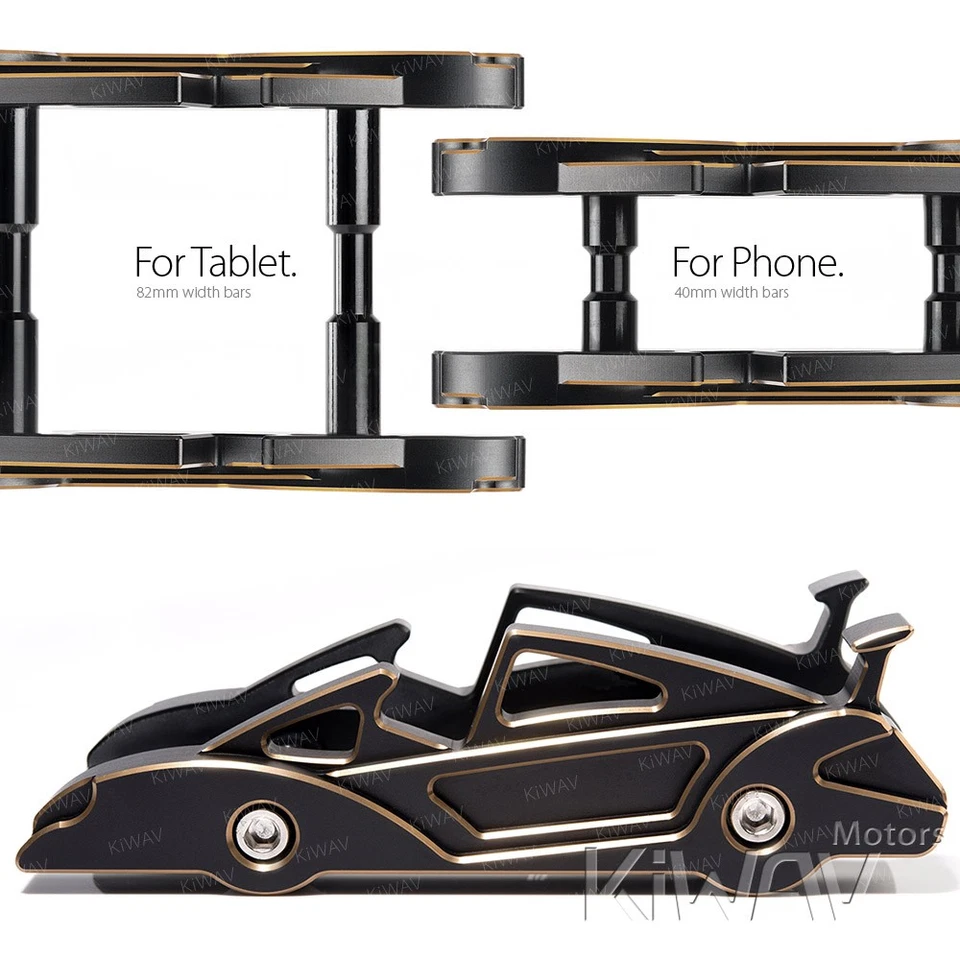 dual-slot tabletop de bureau aluminum tianium or sportscar style pour LG G Pad - Photo 2/4