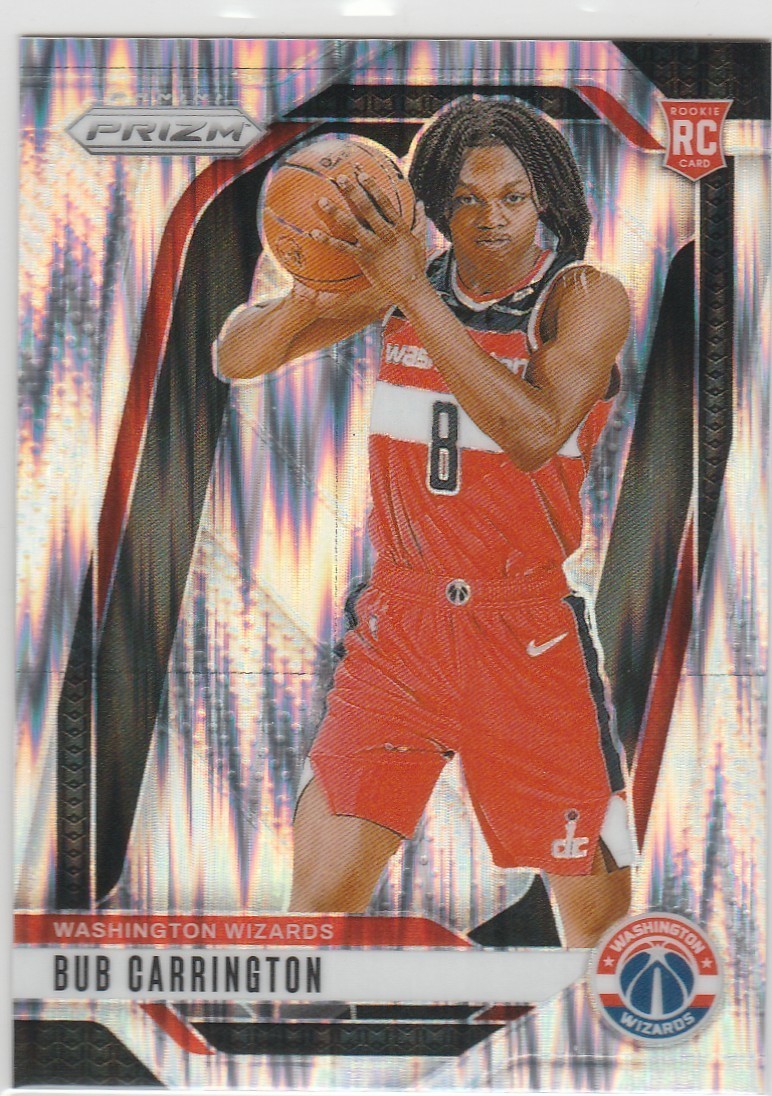 Bub Carrington 2024-25 Panini Prizm Skewed Prizm 057/249 RC #244 Wizards