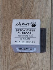 Alpine Provisions Detoxifying Charcoal Toothpaste Tabs 62 Tablets