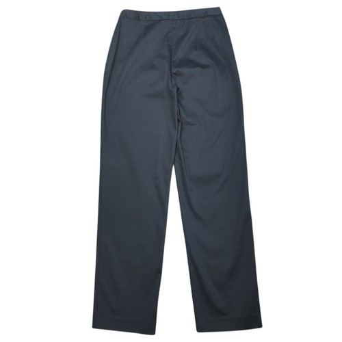 Statements Womens 6 Shades of Pale Navy Blue Full Length Flat Front Dress Pants - Picture 2 of 11