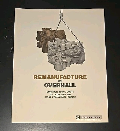 Caterpillar Diesel 3208 3400 Series Vintage Sales Brochures & Folder 1980's Lot - Picture 17 of 18