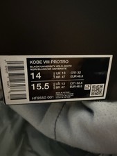 Nike Kobe 8 Protro Lakers Away Black/Gold HF9550-001 Basketball Shoes