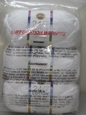 (3 Pack) Lion Brand Yarn 761-100 24/7 Cotton Yarn, White Sealed NEW