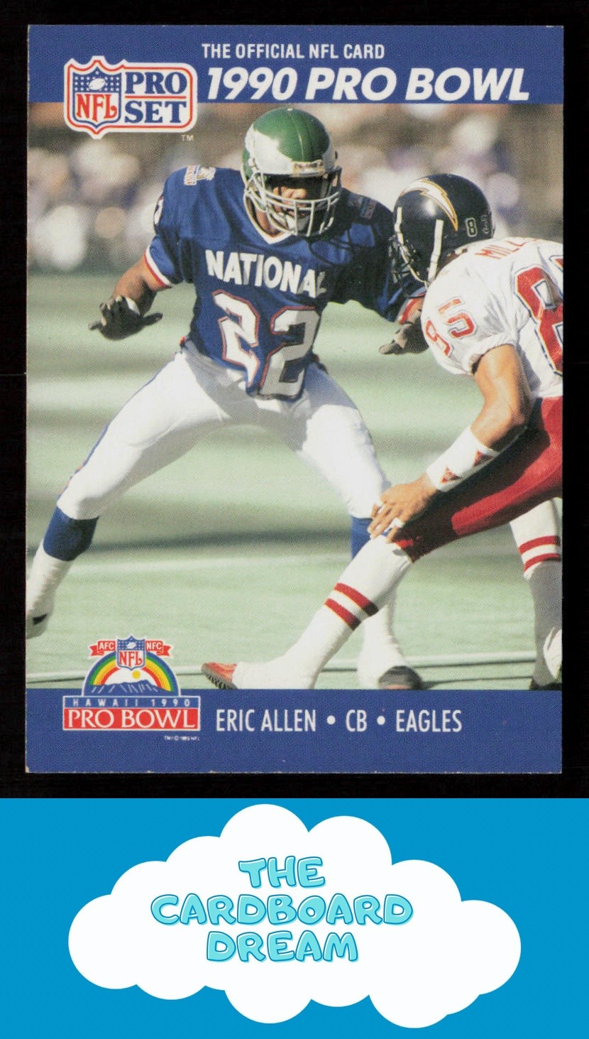 Eric Allen 1990 Pro Set #379 Philadelphia Eagles
