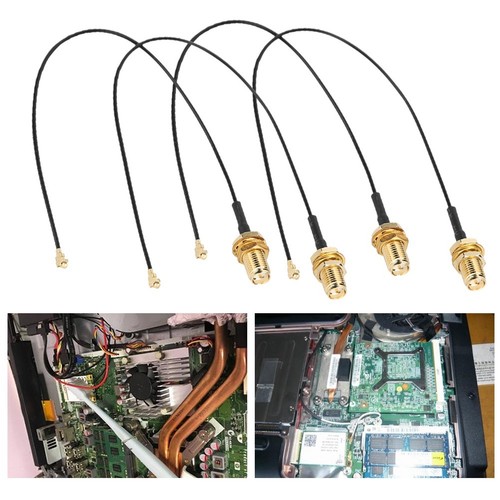 4x Wireless M.2/NGFF Network Card Cable For 9260NGW /7265AC/9650AC /BCM CB - Afbeelding 5 van 10