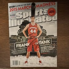 Sports Illustrated 2015 March Madness Frank Kaminsky Hand Autographed Cover