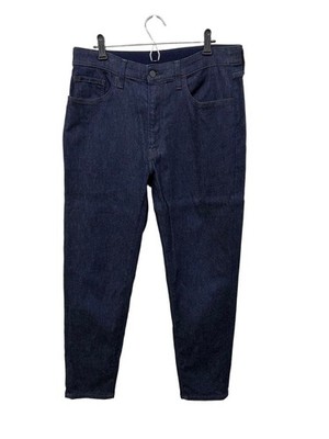 UNIQLO EZY Slim Fit Tapered Jeans Blue Navy Size L 84-92cm
