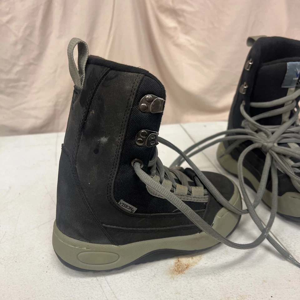 Vision Kids Snow Boots Size 13 3 4 Black And Grey Nice Winter Snow Boarding - Image 2 of 4