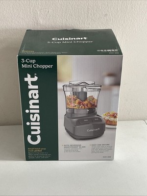 Cuisinart 3-Cup Mini Chopper CCH-3AG for Vegetables Sauces Dips Nuts Spices +