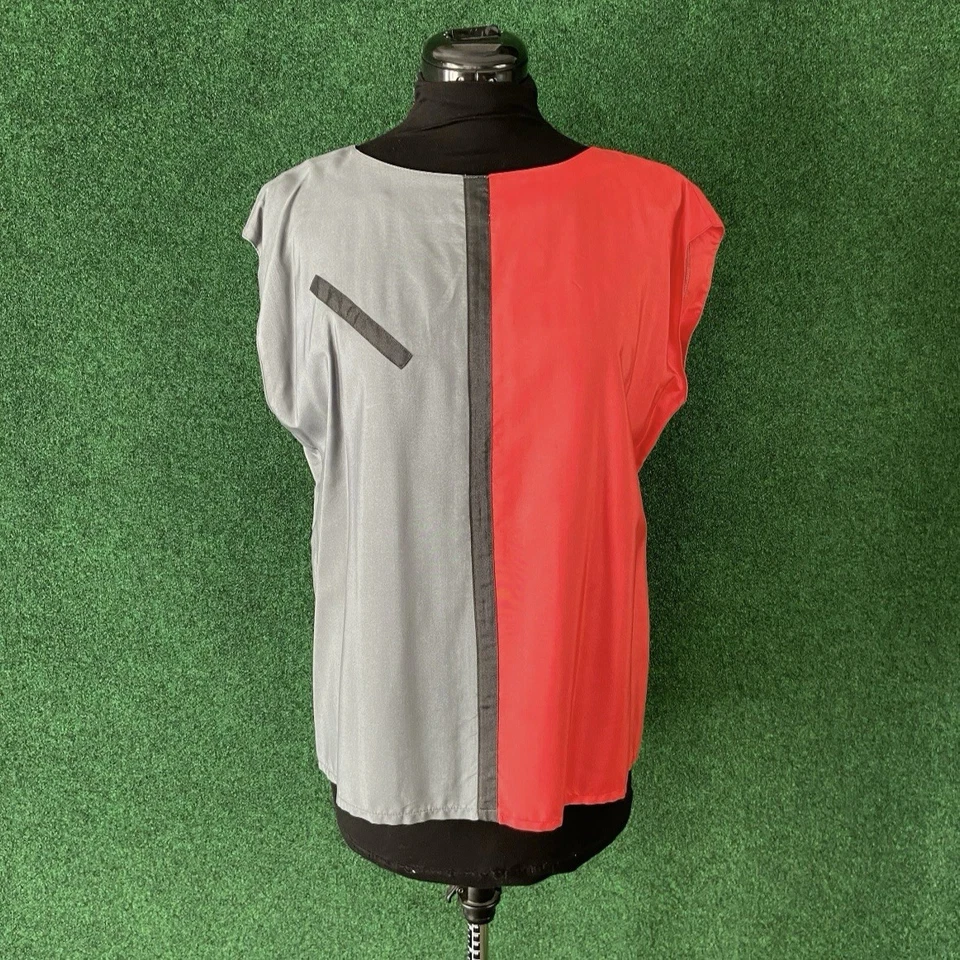 Vintage Betty Barclay 3 Piece Silk Suit Blouse Pants Blazer Modernist Minimalist - Image 2 of 4