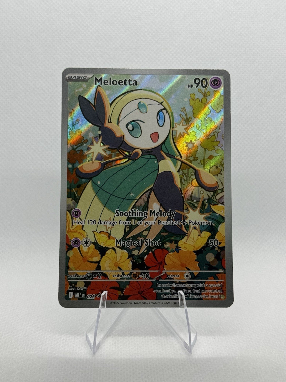 Meloetta (026) - ME: Mega Evolution Promo Illustration Rare Holo