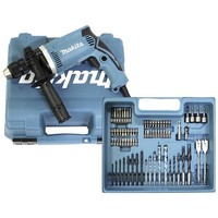 Makita HP1631KX3 1-Gang-Schlagbohrmaschine 710 W Mit ZubehöR, Inkl. Koffer
