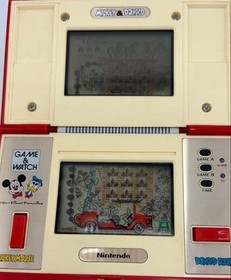 Nintendo DM-53 Game and Watch Mickey and Donald Console Japan Used