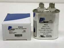 TitanPro TOC2 HVAC Oval Motor Run Capacitor. 2 MFD/UF 370 Volts
