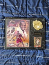 LeBron James Plaque Limited Edition 1472/2003 With Card
