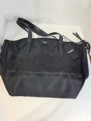 Botkier New York Black Shoulder Bag Zip Closure Leather Strap Lined Pockets