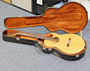 Vintage 1984 Ibanez AE450 Acoustic Electric Nylon String w/Case! Slotted H/stock
