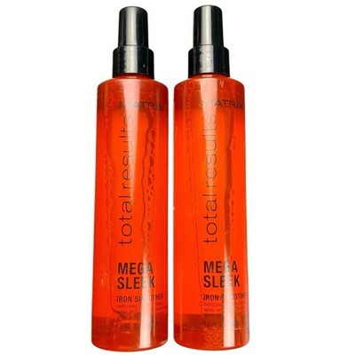 Matrix Total Results Mega Sleek Iron Smoother Spray 8.5oz Lot of 2 New
