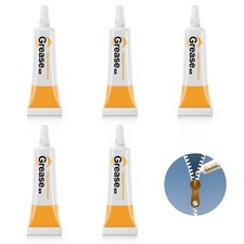 5 Pack Zipper Lubricant for Metal and Plastic, Instant Waterproof Zipper Lube