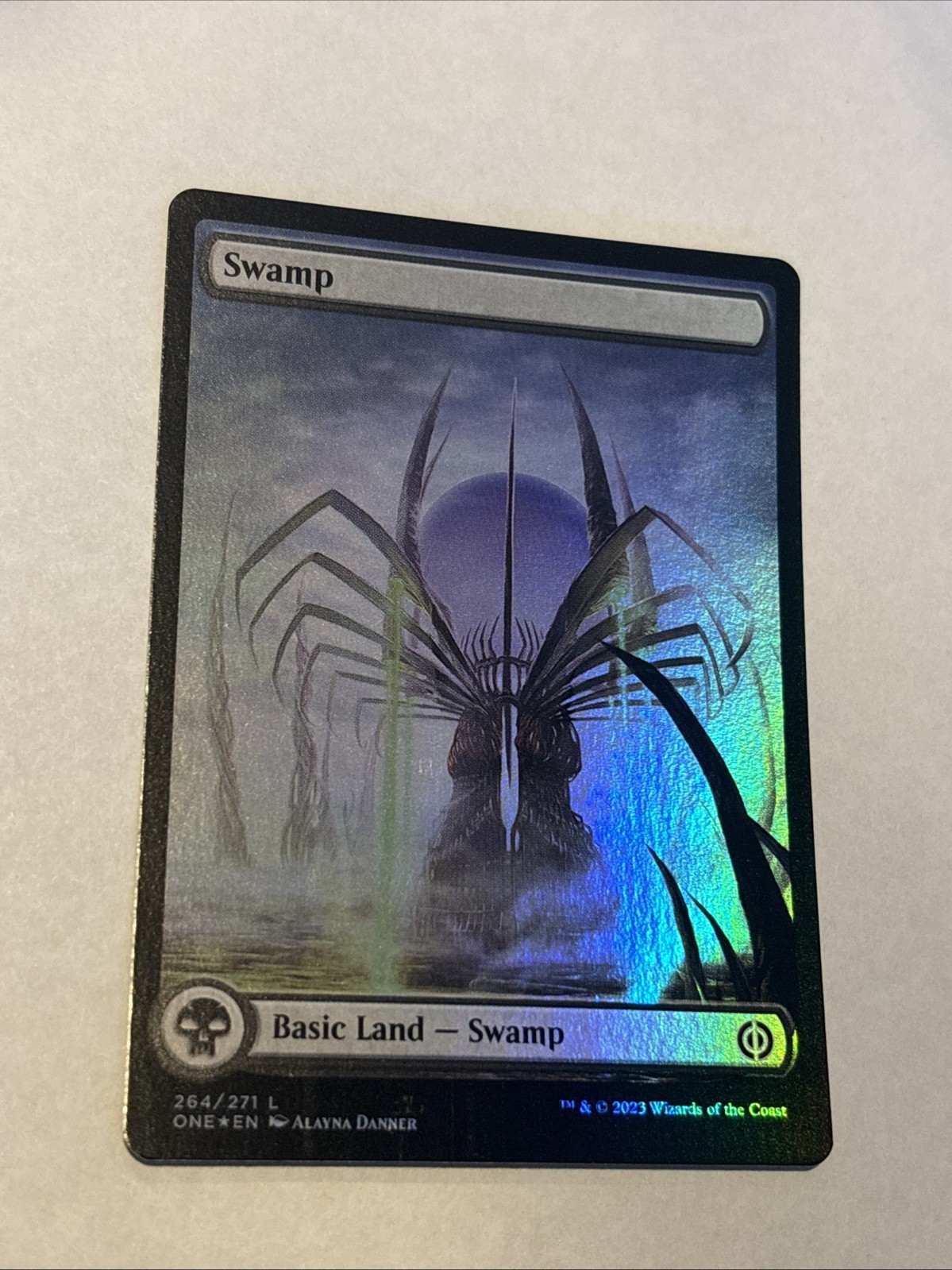 Swamp (264) (Full Art) - FOIL - [Phyrexia: All Will Be One] MTG Magic NM/LP