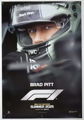 F1 Formula One - original DS movie poster 27x40 D/S INTL Adv C - 2025 Brad Pitt