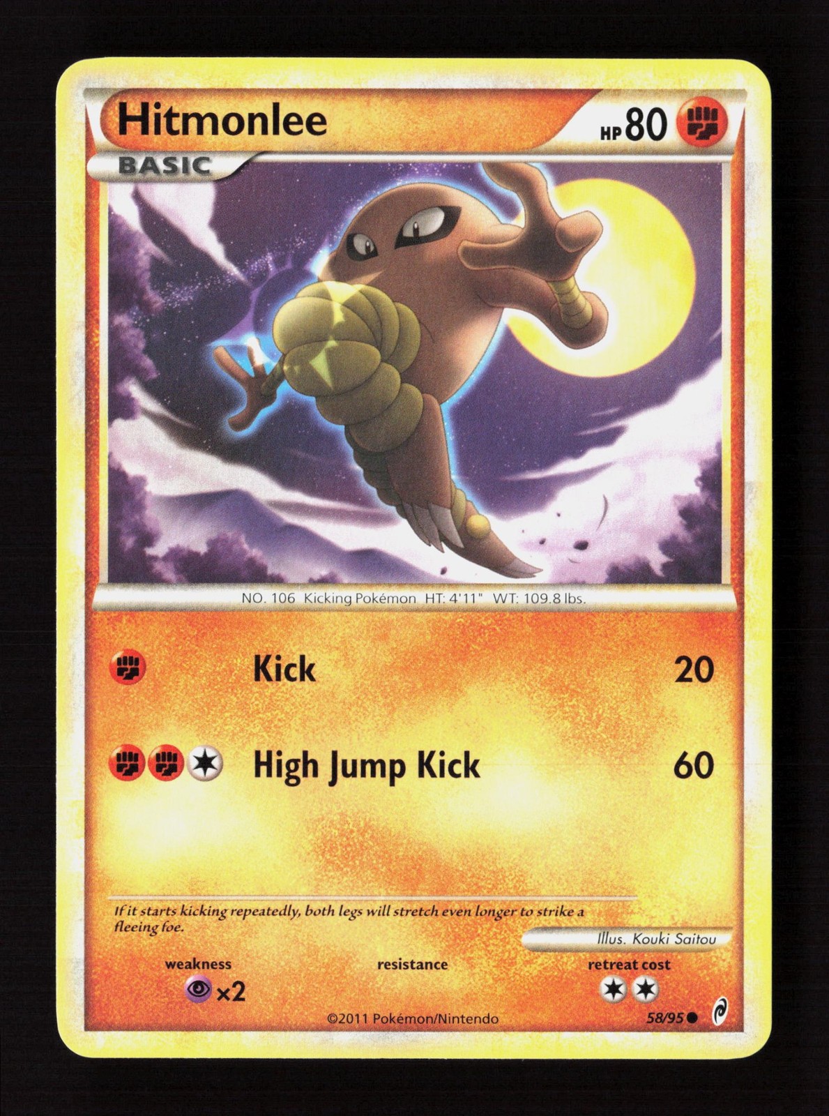 Hitmonlee CL 58/95 Pokemon NM