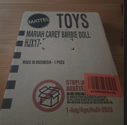 MARIAH CAREY All I want for Christmas BARBIE Doll+Red Dress Collector NEW in Box