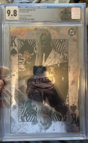 DC Comics CGC 9.8 Absolute Batman #22 2026 Foil B
