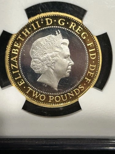 2008 Great Britain S2PND Olympics Handover NGC PF69 Ultra Cameo Silver Coin