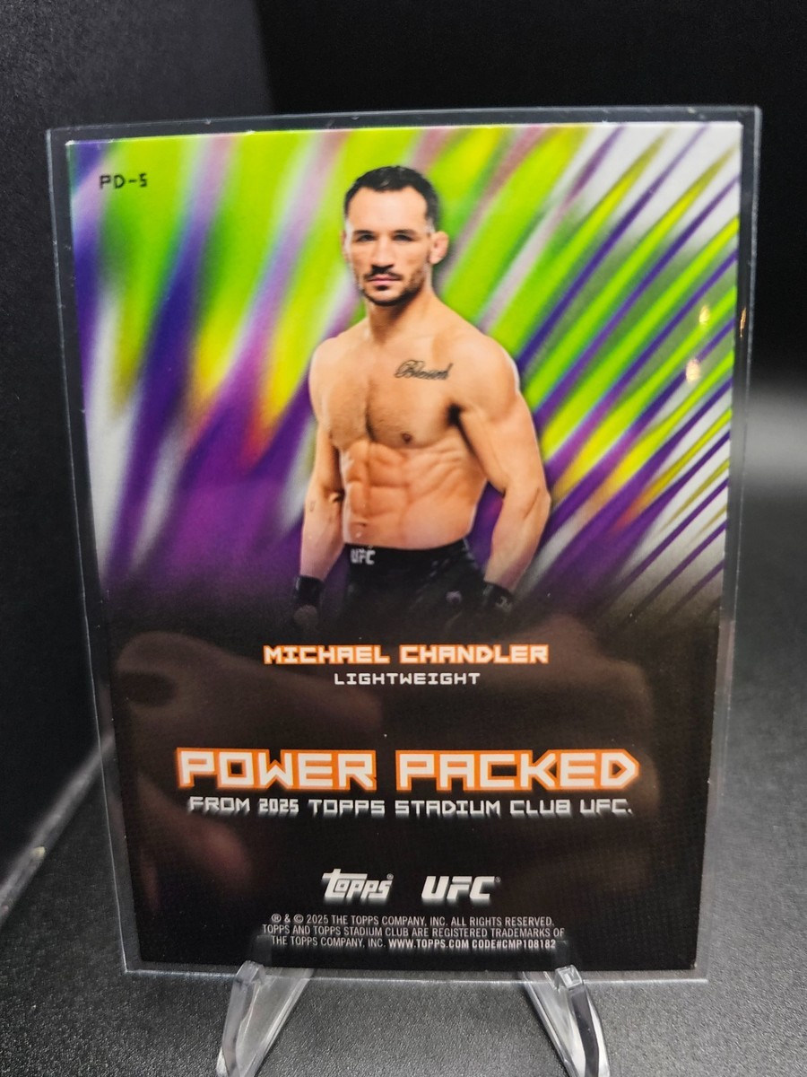 2025 Topps Stadium Club UFC Michael Chandler Power Packed #PD-5 | eBay