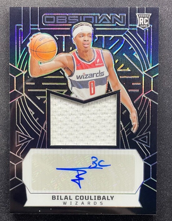 Bilal Coulibaly 2023-24 Panini Obsidian Rookie Patch Auto 49/99 RC #215