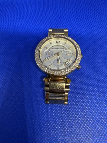 Orologio donna analogico Michael Kors MK5354 bracciale tono oro batteria nuova