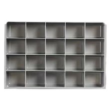 Durham Mfg 124-95-20-Ind Compartment Drawer Insert With 20 Compartments,