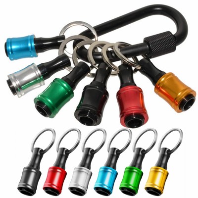 6 Color Drill Extension Bit Holder, 1/4inch Hex Shank Aluminum Alloy Screwdri...