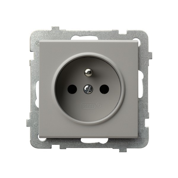 SONATA Kashmir Module 1x Socket/Outlet with Screw Clamps 16A 250V