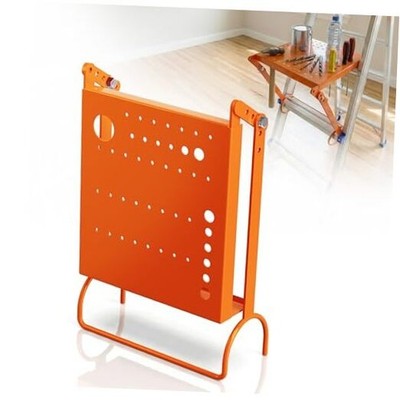 Ladder Work Platform - Ladder Platform Attachment - Anti-Slip Extension Ladder