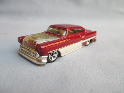 Hot Wheels Custom 53 Chevy rot Motorhaube durchsichtig,Maßstab 1:64,L= 7, cm rar