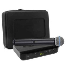BLX24 BETA58 UHF Wireless Karaoke Mic System Handheld Metal Microphone 50-15kHz
