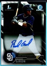 2016 Bowman Chrome  Autograph Auto   Ruddy Giron   Card # CPA-RG