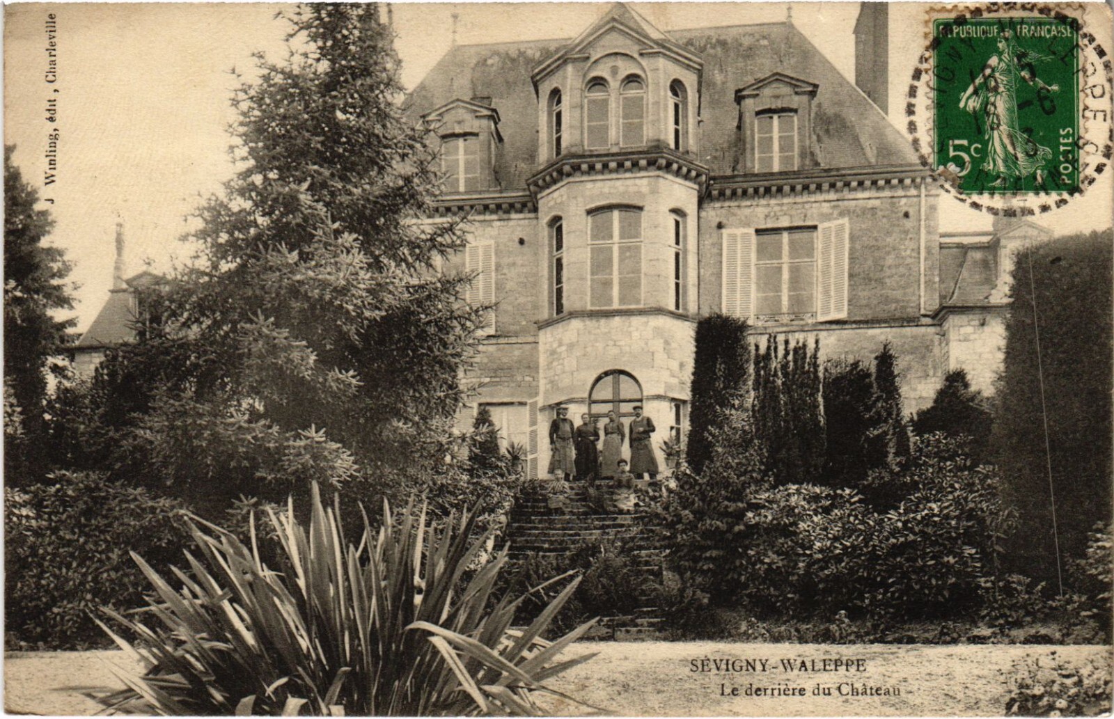 CPA SevignyWaleppe Le derriére du Chateau (241063) eBay