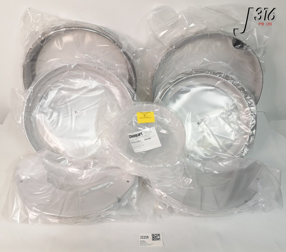 22259 ULVAC CERAUS ZX-1000 PVD PROCESS KIT (NEW) - | eBay