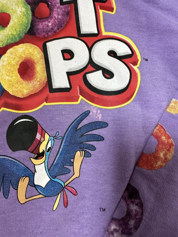 Kellogg’s Fruit Loops Hoodie Size Medium eBay