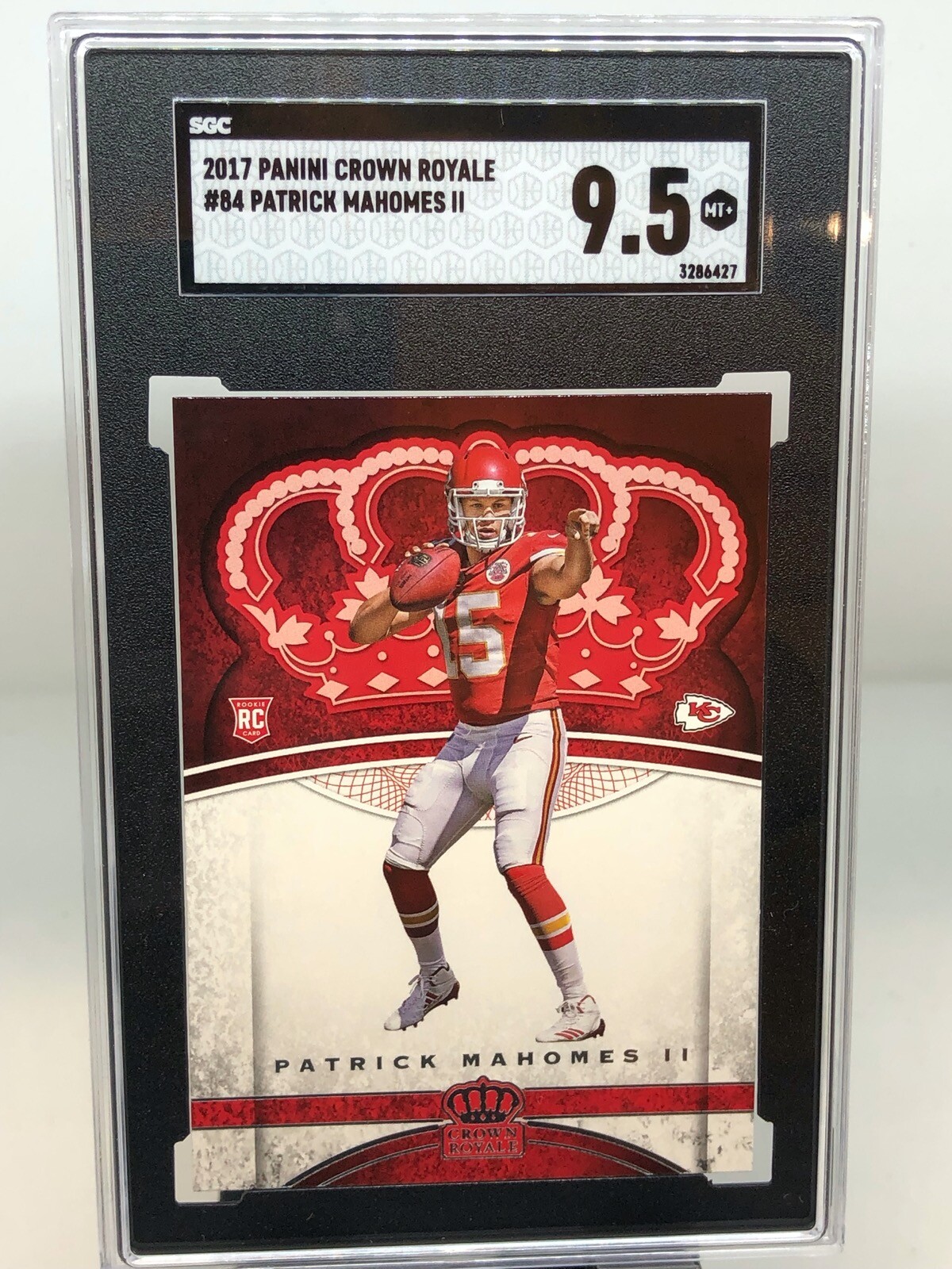 2017 Crown Royale Patrick Mahomes II Rookie #84! SGC 9.5! | eBay