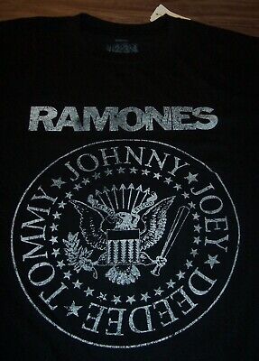 Vintage Style THE RAMONES Classic Band T-Shirt Mens SMALL NEW w 
