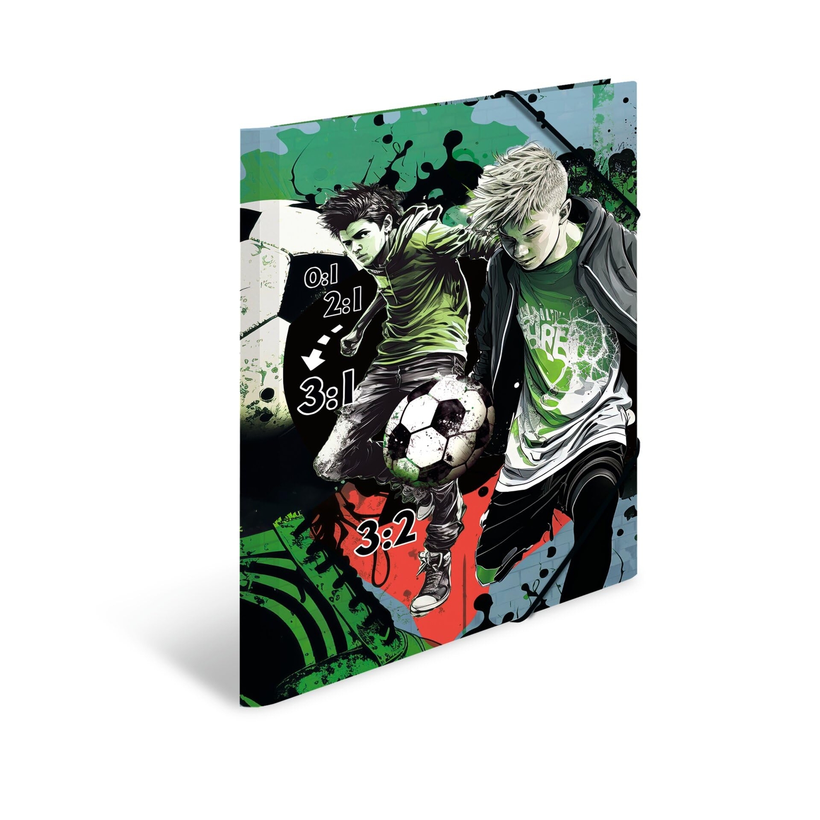 HERMA 19578 Portfolio Folder A3 Street Soccer, Children's Corner Folder Made of
