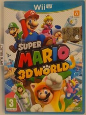 SUPER MARIO 3D WORLD BROS NINTENDO WII U WIIU PAL ITALIANO ORIGINALE con MANUALE