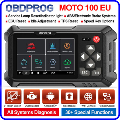 OBDPROG MOTO 100 Motorrad OBD2 Scanner Diagnose Werkzeug Motor Analyse Für KTM
