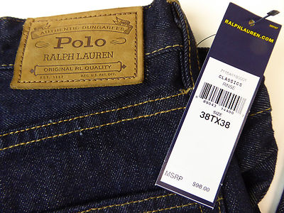 Polo Ralph Lauren Hampton Straight Fit Dk Blue Denim Dungarees