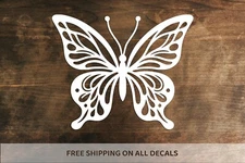 Butterfly Intricate Vinyl Decal | Magical Fairy Bumper Sticker | Kids Decor