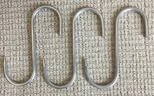 P-Squared P2 Small Hanging Meat Hook 3 Pack - Stainless Steel - Italian Made